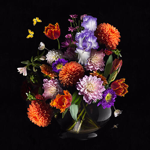 Vibrant Floral Bouquet Art Print