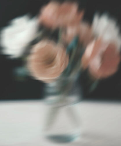 Soft Blurred Flowers Art Print