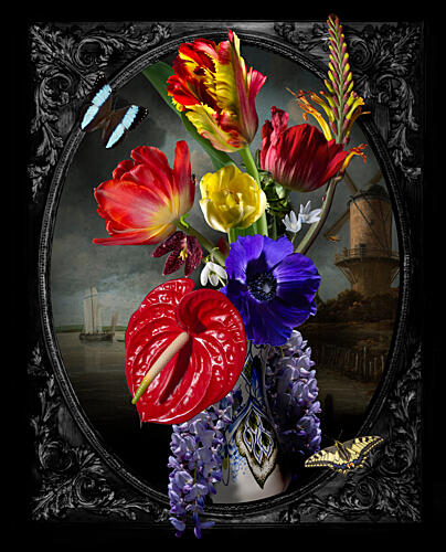 Vibrant Floral Still Life Art Print