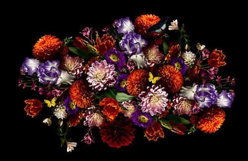 Vibrant Floral Bouquet Art Print