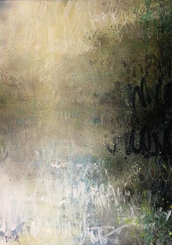 Mist on the River Art Print