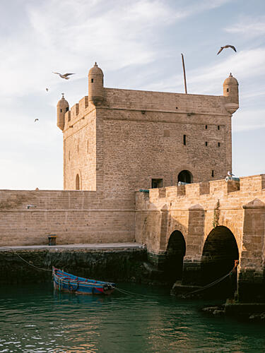 Ancient Coastal Fortress Art Print by Raisa Zwart