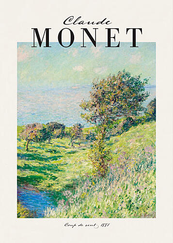 Ocean View Hillside Art Print