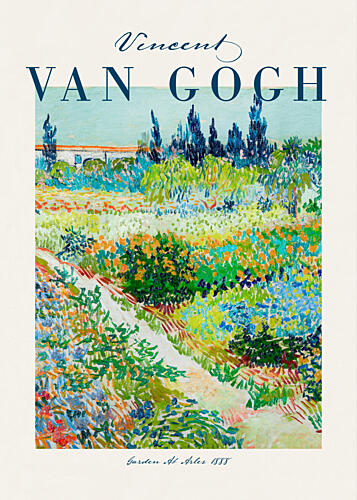 Garden at Arles Art Print