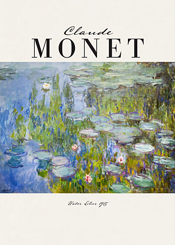 Water Lilies Reflections Art Print