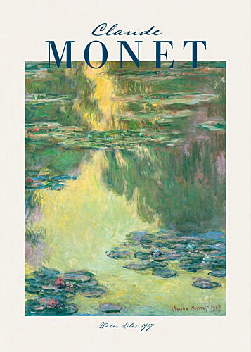 Water Lilies Reflections Art Print