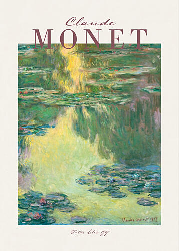 Water Lilies Reflection Art Print