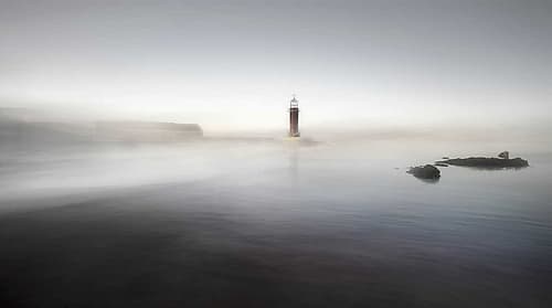 The Lighthouse Of Nowhere Coastal Print