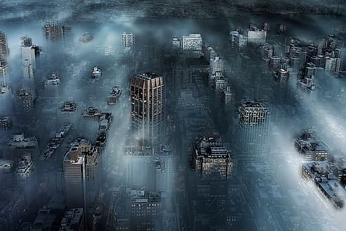Nyc blue Photography Print