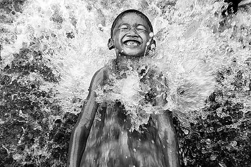 Feel The Awesome River Water Art Print by Bayu Perwiranegara