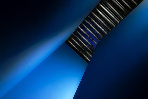 In the blues Abstract Art Print