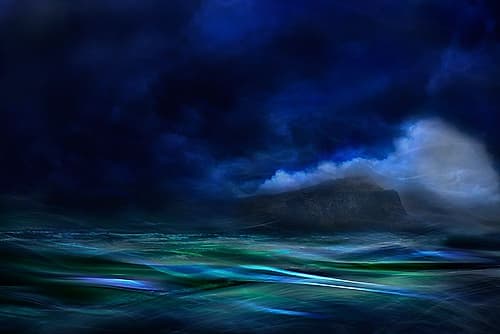 The Island Coastal Print