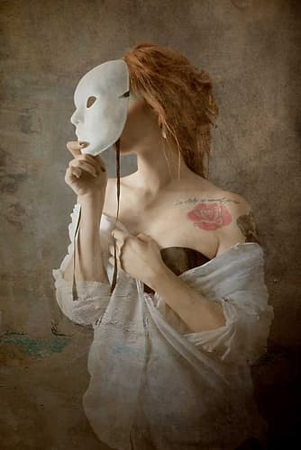 Seeing Through The Mask Art Print
