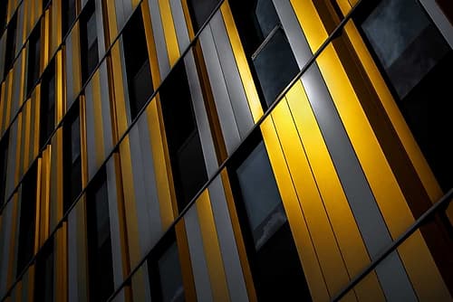 Yellow Wall Architecture Print