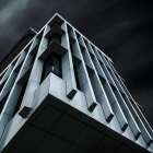 Blue Bloc Minimalist Print