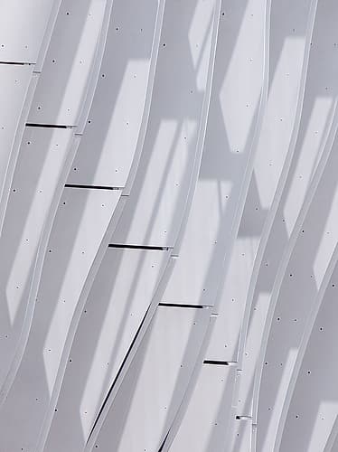 Abstract in White Abstract Art Print