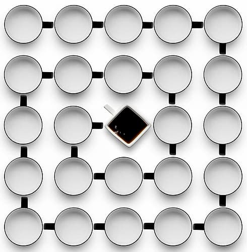 Helix 2 Coffee Print