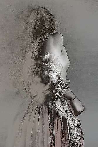 Sketching Feminity Art Print
