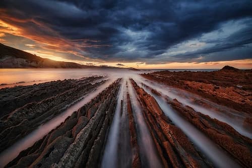 Zumaia Flysch 6 Coastal Print