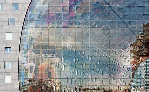 Movement behind faAsade. Art Print