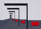 Red Rectangle Art Print