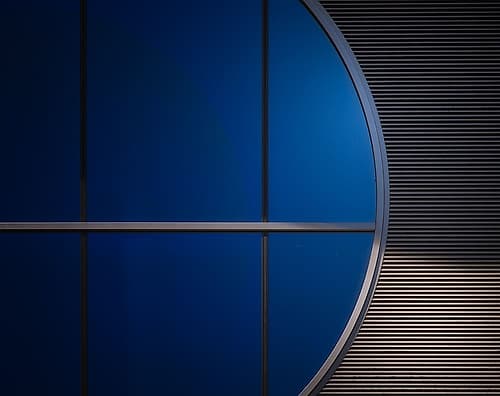 Window in blue. Abstract Art Print