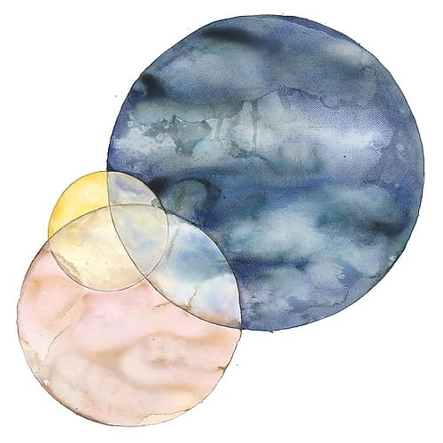 CIRCLES Art Print by Atelier B Art Studio