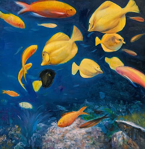 FISH UNDER THE SEA Art Print