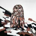 TAWNY OWL Art Print