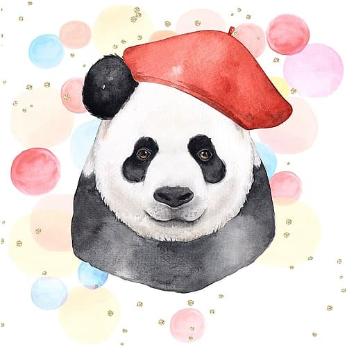 ARTIST PANDA Kids Print