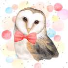 OWL CHIC Art Print