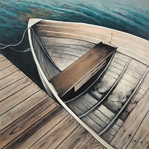 ABANDONED ROWBOATS Art Print