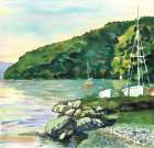 SAILBOAT DAY Art Print