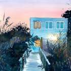 BEACH HOUSE Art Print