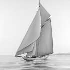 Vintage Sailing Ship Bathroom Art Print