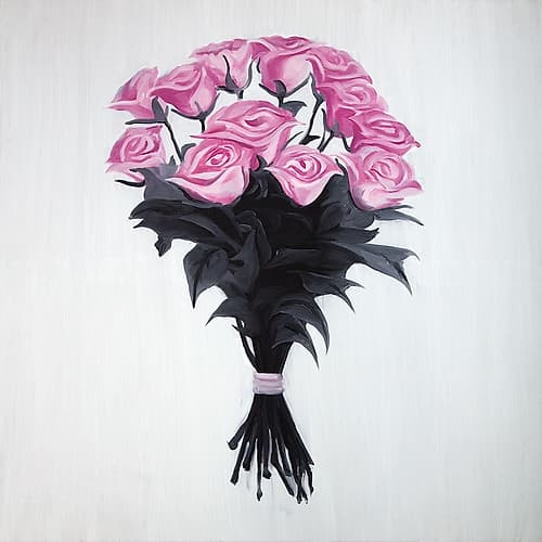 BOUQUET OF ROSES Art Print
