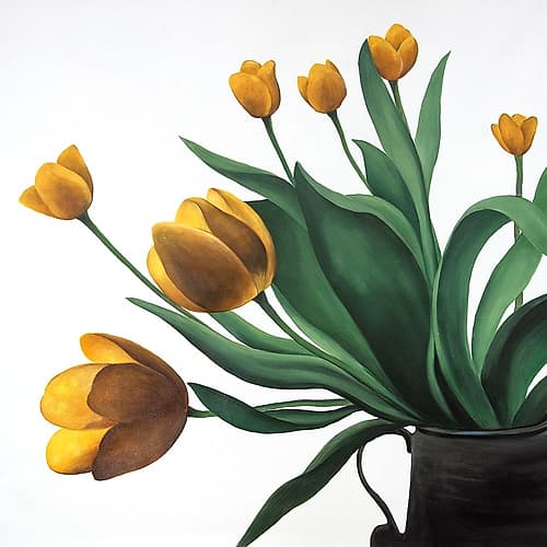 YELLOW TULIPS Art Print