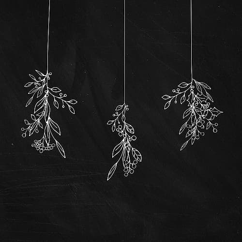 MISTLETOE Art Print