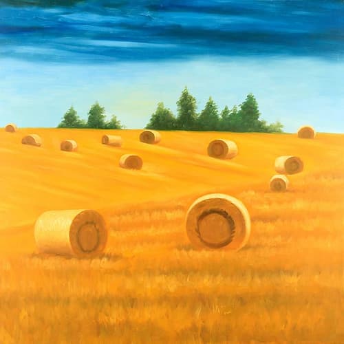 Landscape of the Countryside Art Print