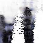 SILHOUETTES OF TREES Art Print
