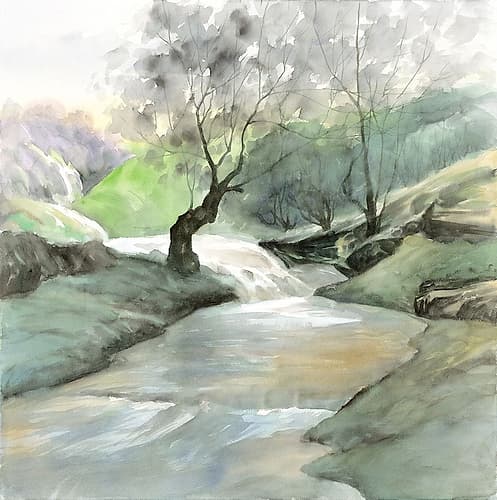 OASIS OF RELAXATION Landscape Print