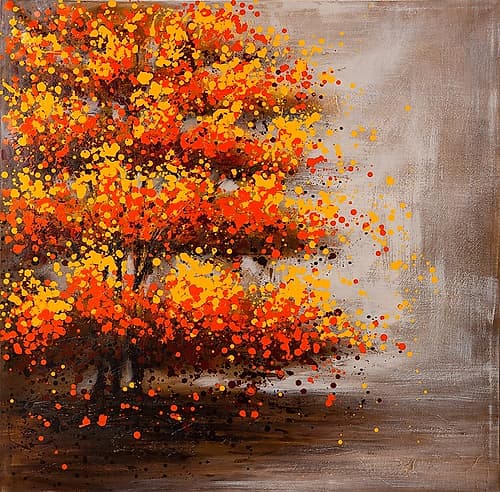 DOTTED TREE Art Print by Atelier B Art Studio