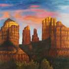 Cathedral Rock in Arizona Art Print