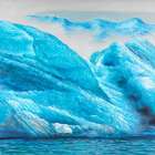 Icebergs Art Print