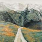 Mountainous Landscape Art Print
