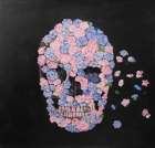 FLOWER SKULL Art Print