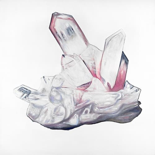 Clear Quartz Cristal Art Print by Atelier B Art Studio