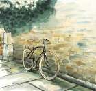 OLD URBAN BICYCLE Still Life Print