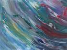 Abstract Water Fall Art Print