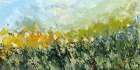 Flowering ΓÇô wind on the green field I Art Print